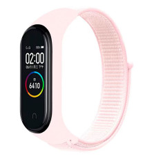 Ремешок для Xiaomi Mi Band 3 / 4 / 5 / 6 / 7 Nylon Колір Powder 2020000424482