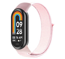 Ремінець для Xiaomi Mi Band 8 / 9 Nylon Колір Powder 2020000424376