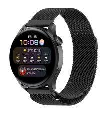 Ремінець Універс 22mm Milanese loop для Samsung/Amazfit/Huawei Колір Black 2020000438274