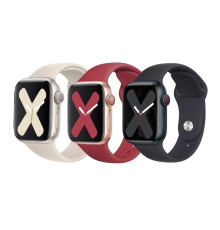 Ремінець для Apple Watch Band Silicone Two-Piece 38/40/41 mm Уцінка Колір 34.Purple 2020000481775 ma37397_3611460