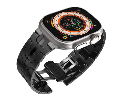 Ремінець для Apple Watch Metallic Chain 42/44/45/49 mm Колір Titanium Gray 2020000464273 ma37194_3610673