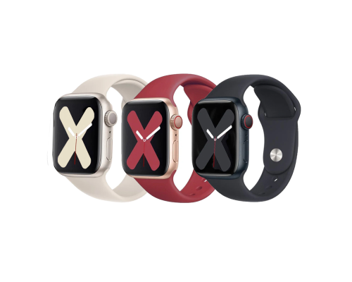 Ремінець для Apple Watch Band Silicone Two-Piece 38/40/41 mm Мята упаковка Колір Granny Grey 2020000462552 ma33987_3325193