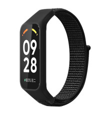 Ремінець для Xiaomi Mi Band 8 Active/Redmi Smart Band 2 Nylon Колір Pure Black 2020000487074 ma35300_3345748