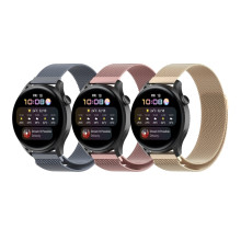 Ремінець Універс 20mm Milanese loop для Samsung/Amazfit/Huawei Space Grey ma32371_2917286