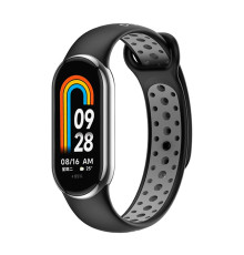 Ремінець для Xiaomi Mi Band 8 / 9 N Sport Колір Black/Grey 2020000420071