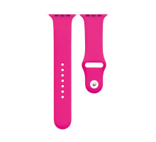 Ремінець для Apple Watch Band Silicone One-Piece Size-S 42/44/45/49 mm Колір 38, Shiny pink 2020000146414