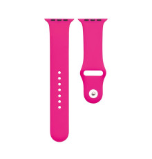 Ремінець для Apple Watch Band Silicone One-Piece Size-S 42/44/45/49 mm Колір 38, Shiny pink 2020000146414