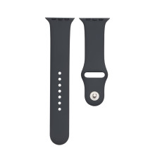 Ремінець для Apple Watch Band Silicone One-Piece Size-S 38/40/41 mm Колір 15, Dark grey 2020000018698