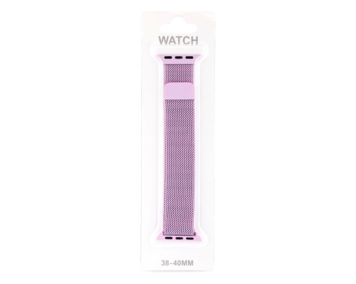 Ремінець для Apple Watch Milanese loop 38/40/41 mm Колір Barbie Pink 2020000056324