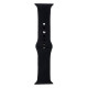 Ремінець для Apple Watch Band Silicone One-Piece Size-S 38/40/41 mm Колір 18, Black 2020000247395