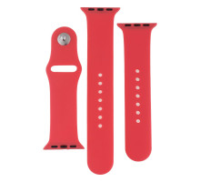 Ремінець для Apple Watch Band Silicone Two-Piece 38/40/41 mm Колір 37, Rose red 2020000267768