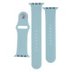 Ремінець для Apple Watch Band Silicone Two-Piece 42/44/45/49 mm Колір 26, Mist blue