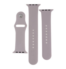 Ремінець для Apple Watch Band Silicone Two-Piece 42/44/45/49 mm Колір 07, Lavender 2020000268277