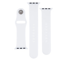 Ремінець для Apple Watch Band Silicone Two-Piece 38/40/41 mm Колір 09, White 2020000267904