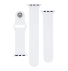 Ремінець для Apple Watch Band Silicone Two-Piece 38/40/41 mm Колір 09, White 2020000267904