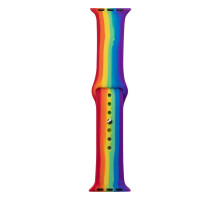 Ремінець для Apple Watch Band Silicone One-Piece Size-S 38/40/41 mm Колір Rainbow 2020000247371