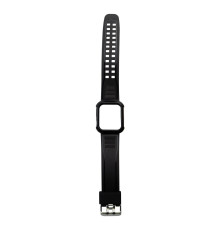 Ремінець для Apple Watch Band Silicone Shine + Protect Case 40/41 mm Колір Black 2020000256939