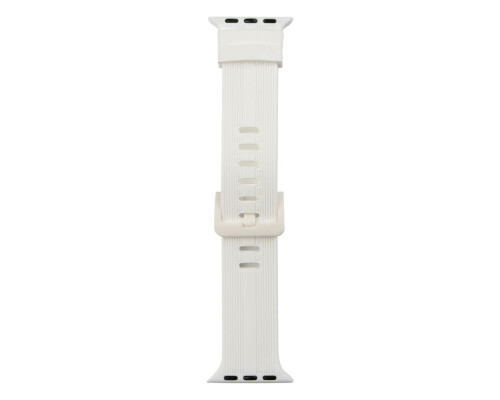 Ремінець для Apple Watch Band Silicone Shine 38/40/41 mm Колір White 2020000257172