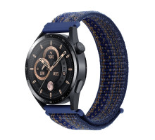 Ремешок Универс 22mm Nylon для Samsung/Amazfit/Huawei Колір Dark Blue 2020000373087