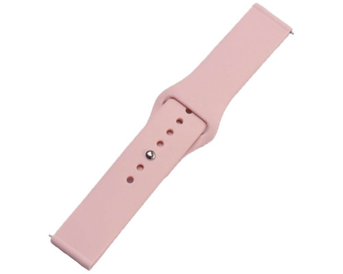 Ремешок Универс 20mm Silicone Original Button Design для Samsung/Amazfit/Huawei Колір Pink Sand 2020000420989