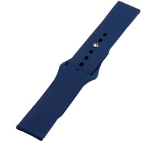 Ремешок Универс 22mm Silicone Original Button Design для Samsung/Amazfit/Huawei Колір Midnight Blue 2020000420903