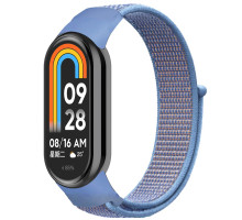 Ремінець для Xiaomi Mi Band 8 / 9 Nylon Колір Light Blue 2020000424345