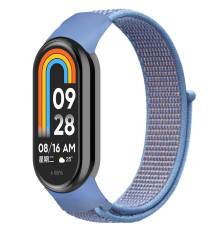 Ремінець для Xiaomi Mi Band 8 / 9 Nylon Колір Light Blue 2020000424345