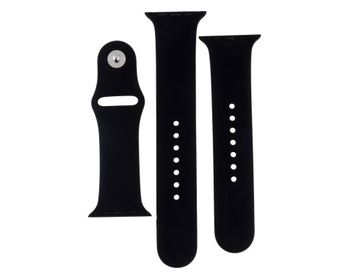 Ремінець для Apple Watch Band Silicone Two-Piece 42/44/45/49 mm Мята упаковка Колір 44.Shiny Blue 2020000481256 ma33988_3325240