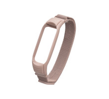 Ремінець для Xiaomi Mi Band 3 / 4 Milanese Loop Колір Пудровый 2020000165934