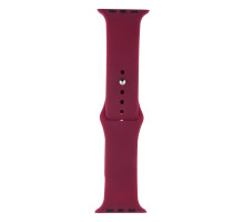 Ремінець для Apple Watch Band Silicone One-Piece Size-S 42/44/45/49 mm Колір 63, Garnet 2020000247227