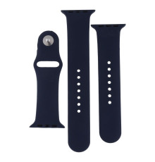 Ремінець для Apple Watch Band Silicone Two-Piece 42/44/45/49 mm Колір 08, Dark blue 2020000268260