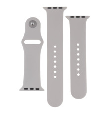 Ремінець для Apple Watch Band Silicone Two-Piece 38/40/41 mm Колір 10, Stone 2020000267898