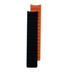 Ремінець для годинників Silicone Link Magnetic 22mm Колір Black-Orange 2020000307891