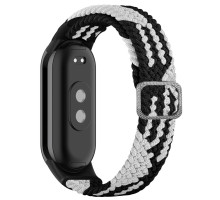 Ремешок для Xiaomi Mi Band 8 / 9 Elastic adjustment Колір Black/White 2020000424598