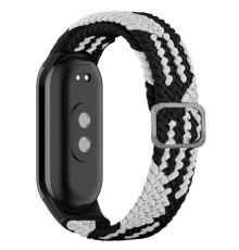 Ремешок для Xiaomi Mi Band 8 / 9 Elastic adjustment Колір Black/White 2020000424598