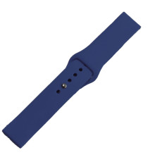 Ремешок Универс 22mm Silicone Original Button Design для Samsung/Amazfit/Huawei Колір Navy Blue 2020000420897