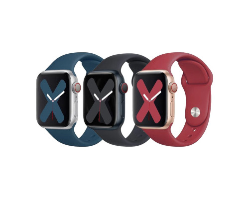 Ремінець для Apple Watch Band Silicone One-Piece Size-S 38/40/41 mm Колір 07.Lavender 2020000088738