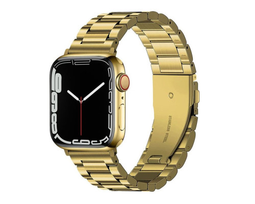 Ремінець для Apple Watch Stainless Steel 42/44/45/49 mm Колір Silver Gold 2020000448266 ma34695_3342381