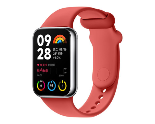 Ремінець для Xiaomi Mi Band 8 Pro/Mi Band 9 Pro/Redmi Watch 4 Silicone Колір Red 2020000473268 ma35301_3345760