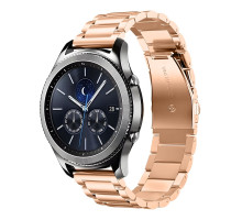 Ремінець Універс 20 mm Stainless Steel для Samsung/Amazfit/Huawei Колір Rose Gold 2020000432197