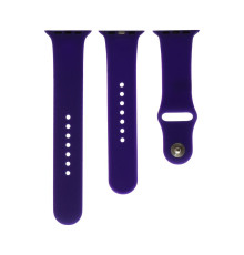 Ремінець для Apple Watch Band Silicone Two-Piece 42/44/45/49 mm Колір 31.China Red 2020000018643 ma9557_113278