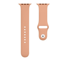 Ремінець для Apple Watch Band Silicone One-Piece Size-S 42/44/45/49 mm Колір 27, Peach 2000000580210