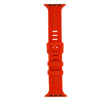 Ремінець для Apple Watch Band Silicone Shine 42/44/45/49 mm Колір Orange Red 2020000257271