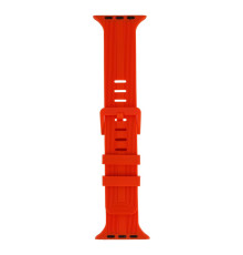 Ремінець для Apple Watch Band Silicone Shine 42/44/45/49 mm Колір Orange Red 2020000257271