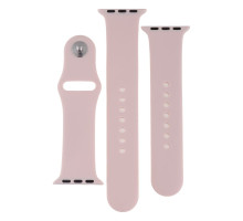 Ремінець для Apple Watch Band Silicone Two-Piece 38/40/41 mm Колір 19, Pink sand 2020000267829