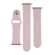 Ремінець для Apple Watch Band Silicone Two-Piece 38/40/41 mm Колір 19, Pink sand 2020000267829