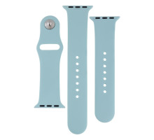 Ремінець для Apple Watch Band Silicone Two-Piece 38/40/41 mm Колір 64, Light cyan 2020000267706