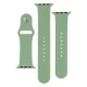 Ремінець для Apple Watch Band Silicone Two-Piece 42/44/45/49 mm Колір 59, Marine green