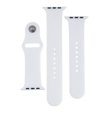 Ремінець для Apple Watch Band Silicone Two-Piece 42/44/45/49 mm Колір 09, White 2020000268253