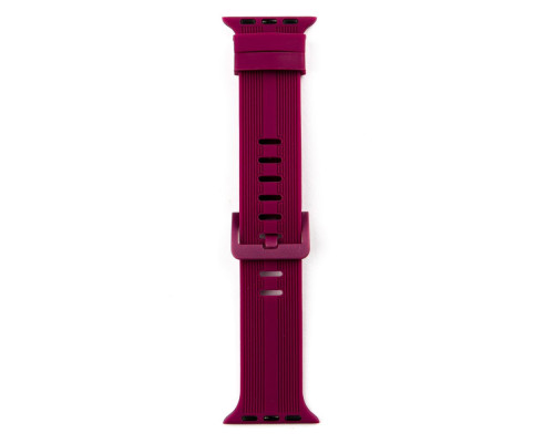 Ремінець для Apple Watch Band Silicone Shine 38/40/41 mm Колір Purple Red 2020000257165